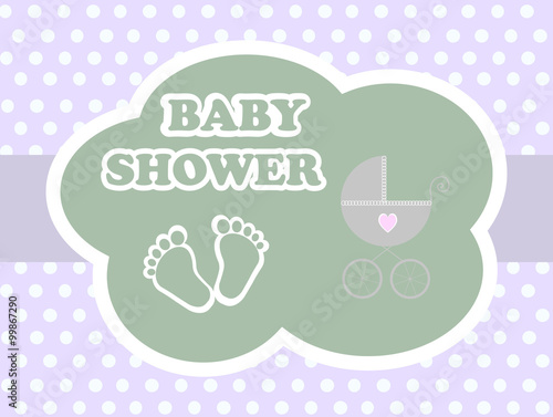 Baby shower invitation