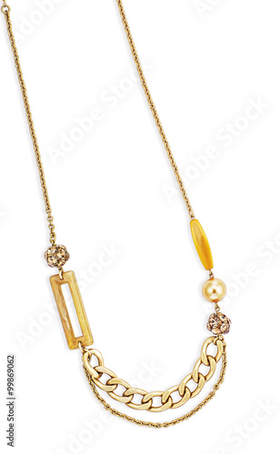 gold necklace jewelry