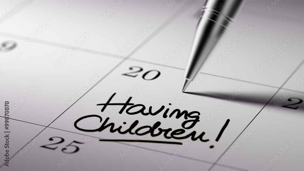 Closeup of a personal agenda setting an important date written w Closeup of a personal agenda setting an important date written w