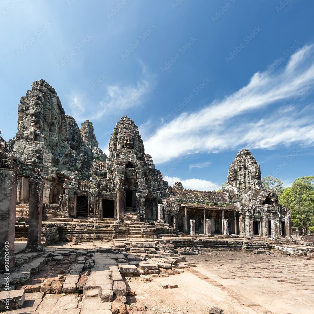 Naklejka premium Angkor Thom historical site and travel landmark of Cambodia