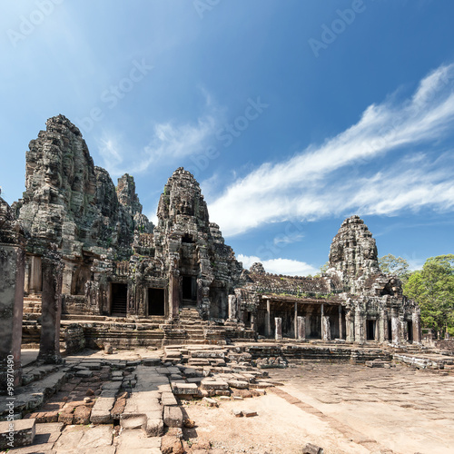 Angkor Thom historical site and travel landmark of Cambodia