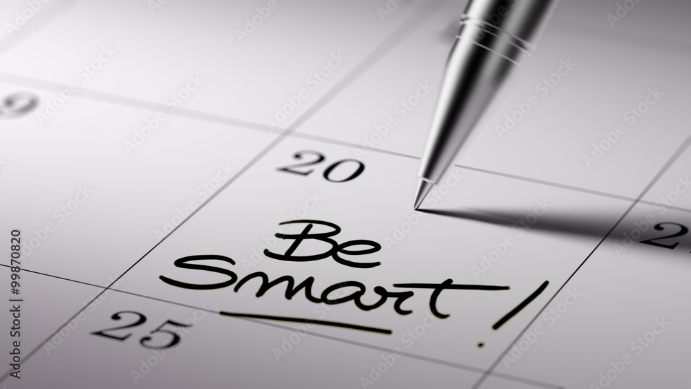 Closeup of a personal agenda setting an important date written w Closeup of a personal agenda setting an important date written w
