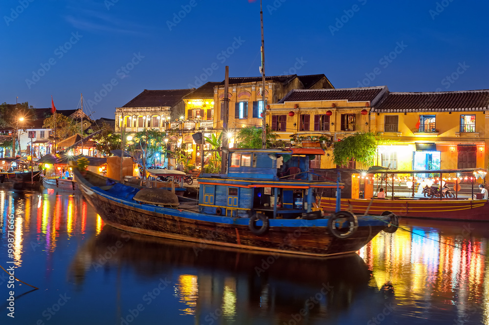 Hoi An Vietnam old town night photography