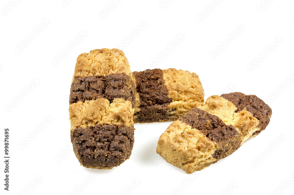 Double colored cookies Double colored cookies