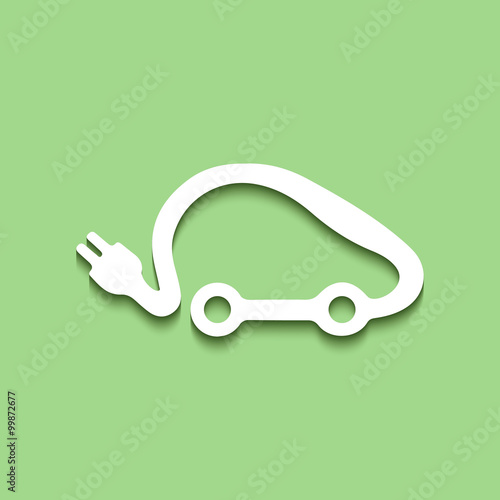 Logo recharge véhicules électriques.