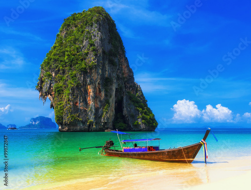 Thailand exotic tropical island landscape and sandy beach © Banana Republic