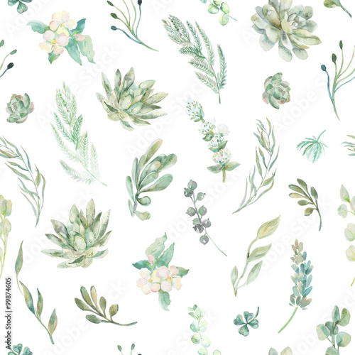 Floral seamless pattern. 