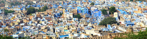 Panoramic view of Jodhpur Blue City in India Rajasthan © Banana Republic