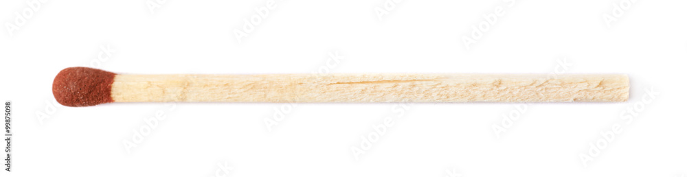 Unburnt match stick isolated Unburnt match stick isolated