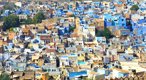 Jodhpur Blue City buildings roofs view © Banana Republic