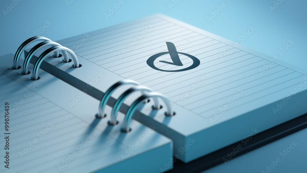 Closeup of a personal agenda setting an important date represent Closeup of a personal agenda setting an important date represent