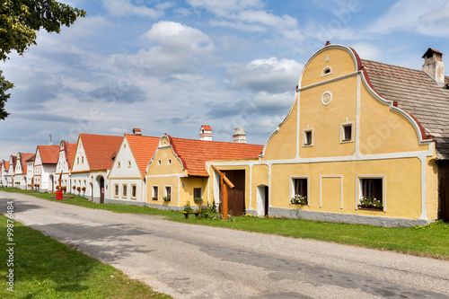 Czech Republic - UNESCO village Holasovice in South Bohemia photo