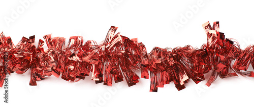 Line of a tinsel garland is...