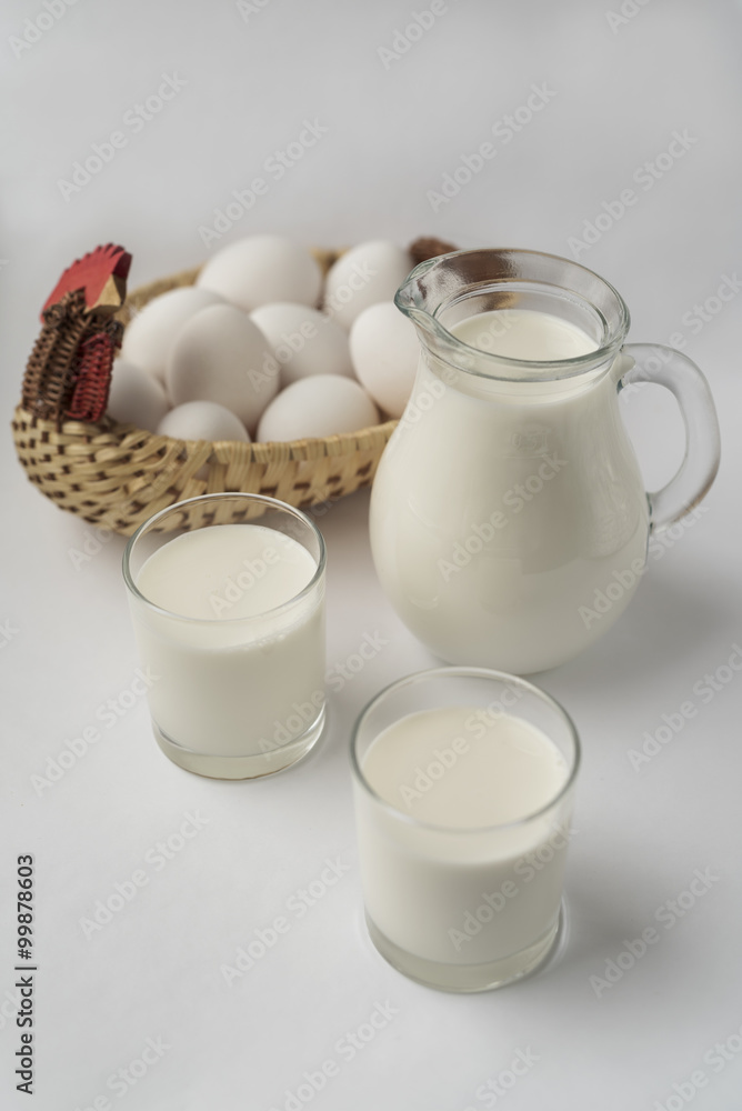 Milk and eggs Milk and eggs