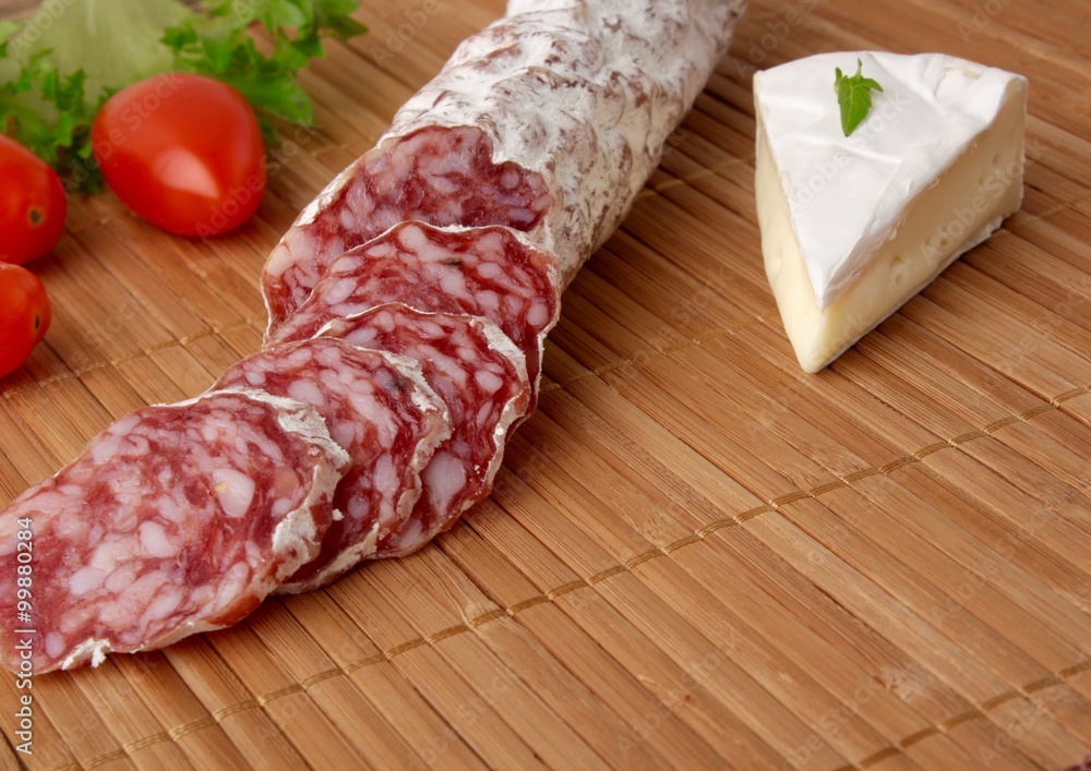 Salami camembert Salami camembert