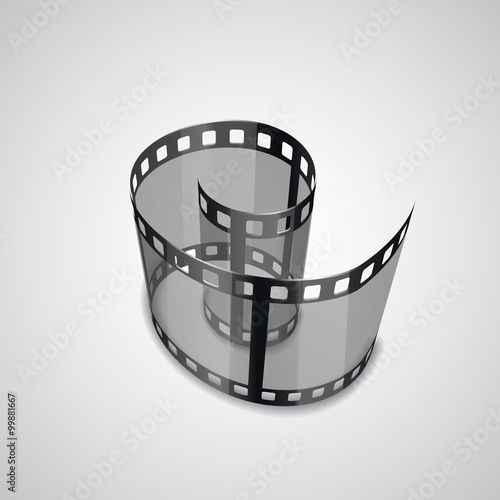 Spiral of film strip