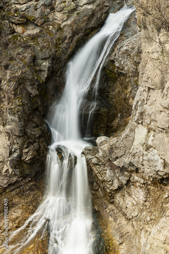 Scenic Waterfalls in Rocky Landscape