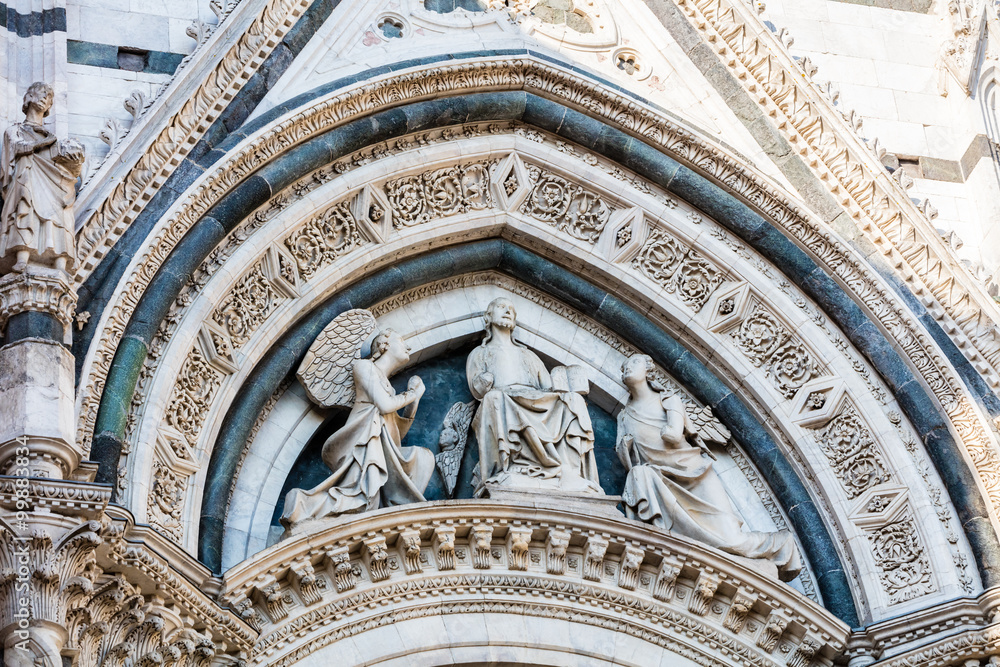 Gotischer Bogen, Kathedrale Siena, Toskana