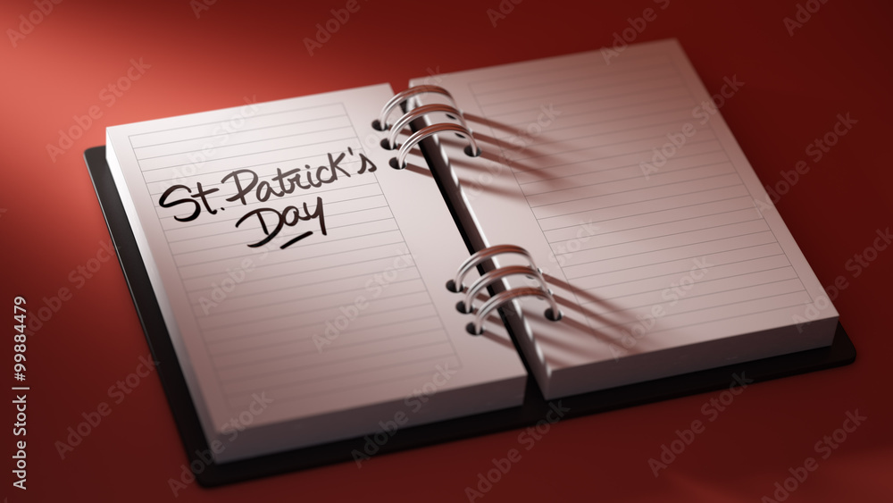 Closeup of a personal agenda setting an important date represent Closeup of a personal agenda setting an important date represent