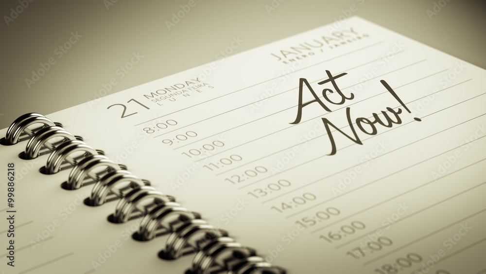 Closeup of a personal calendar setting an important date represe Closeup of a personal calendar setting an important date represe