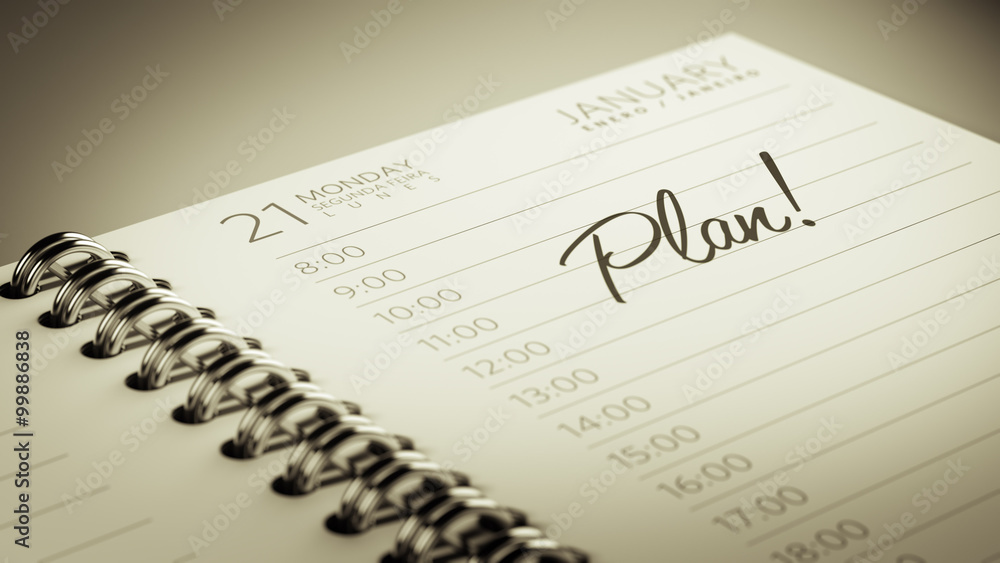 Closeup of a personal calendar setting an important date represe Closeup of a personal calendar setting an important date represe