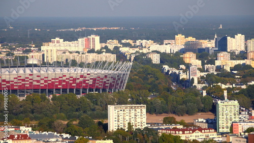 PGE Narodowy stadium pan in Warsaw