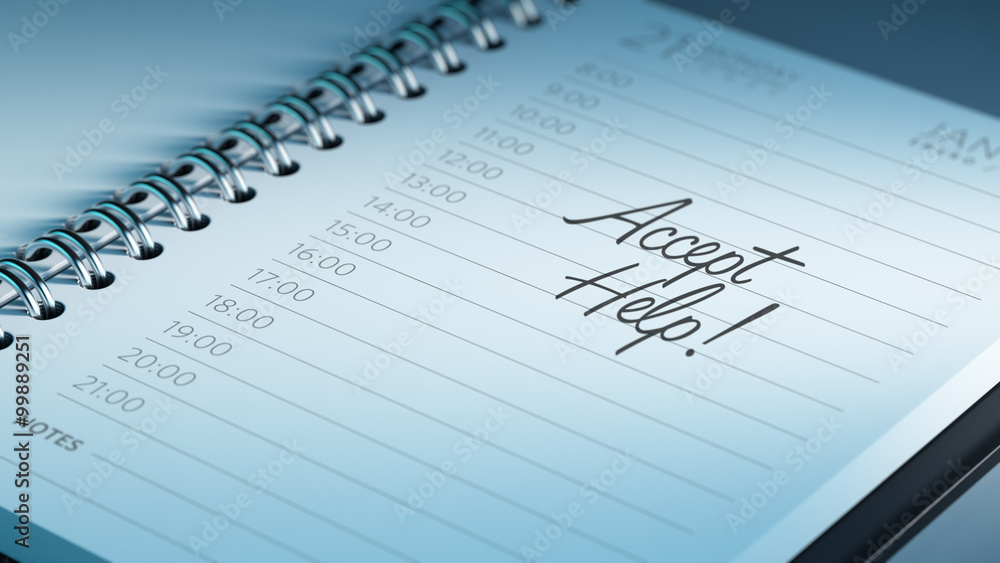 Closeup of a personal calendar setting an important date represe Closeup of a personal calendar setting an important date represe