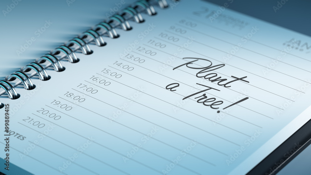 Closeup of a personal calendar setting an important date represe Closeup of a personal calendar setting an important date represe