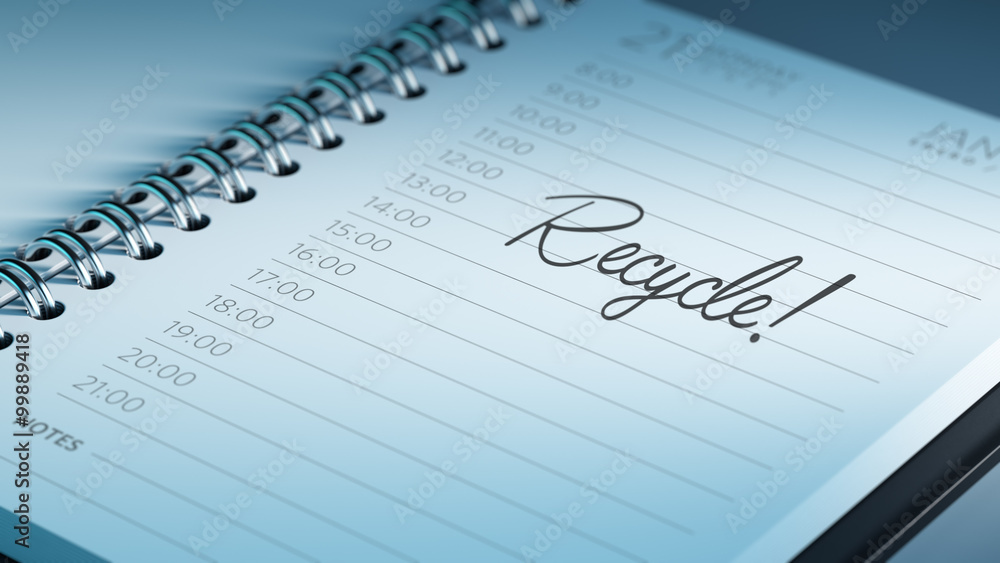 Closeup of a personal calendar setting an important date represe Closeup of a personal calendar setting an important date represe