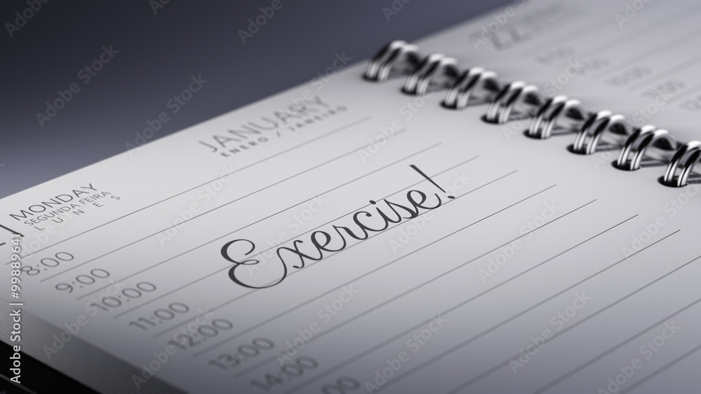 Closeup of a personal calendar setting an important date represe Closeup of a personal calendar setting an important date represe