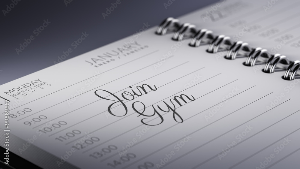 Closeup of a personal calendar setting an important date represe Closeup of a personal calendar setting an important date represe
