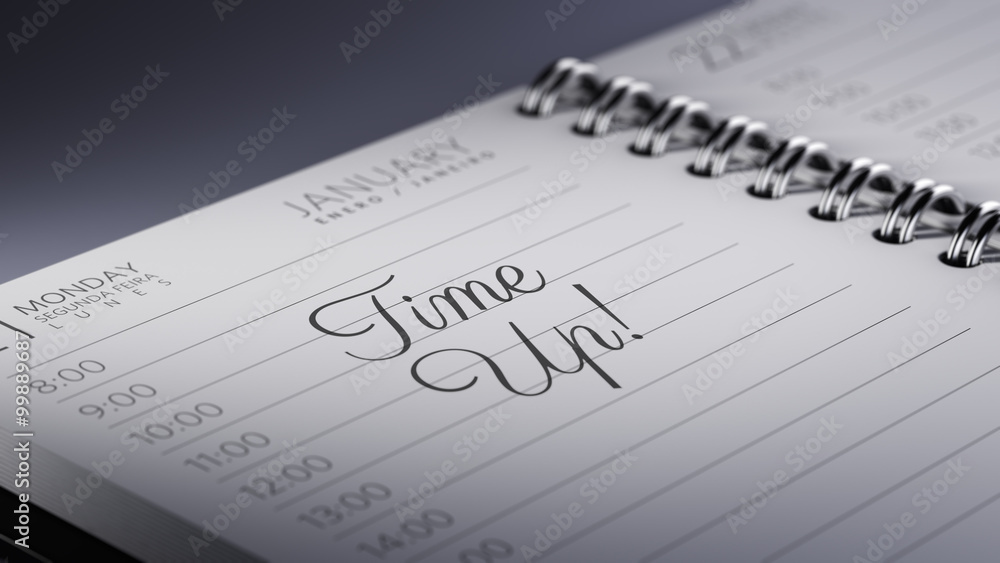 Closeup of a personal calendar setting an important date represe Closeup of a personal calendar setting an important date represe