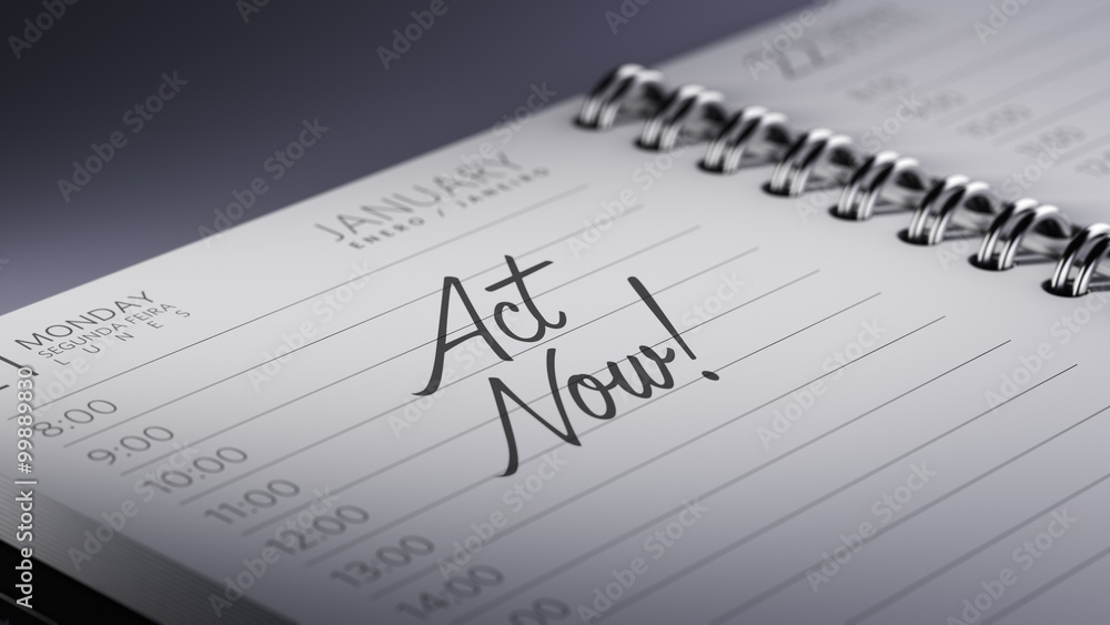Closeup of a personal calendar setting an important date represe Closeup of a personal calendar setting an important date represe