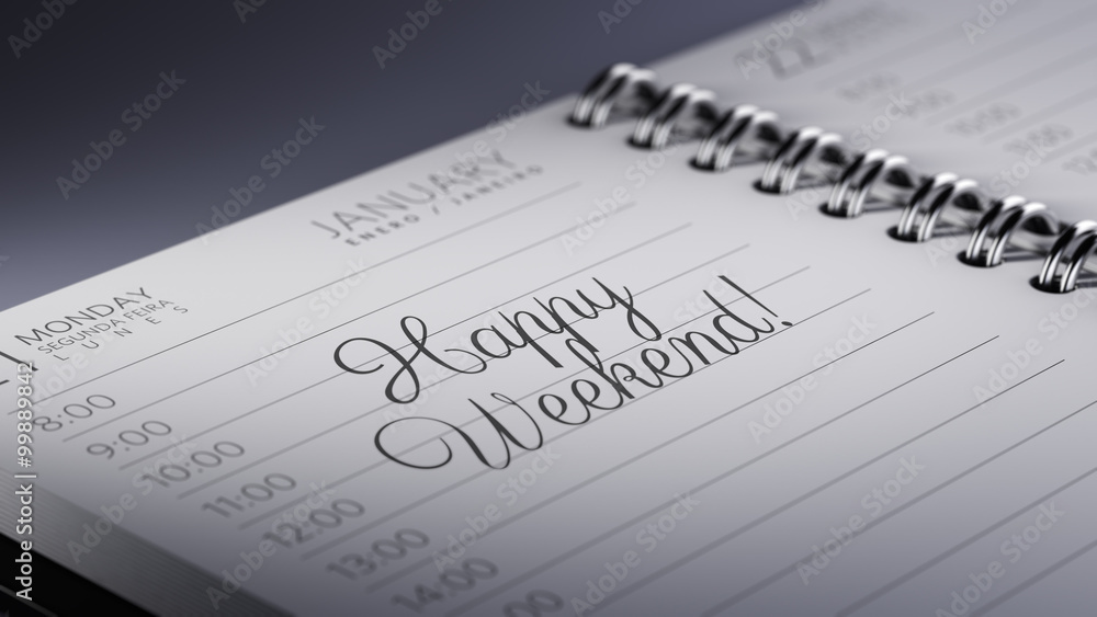 Closeup of a personal calendar setting an important date represe Closeup of a personal calendar setting an important date represe