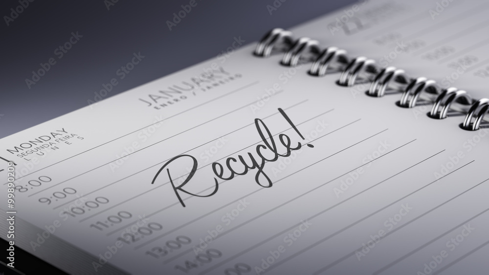 Closeup of a personal calendar setting an important date represe Closeup of a personal calendar setting an important date represe