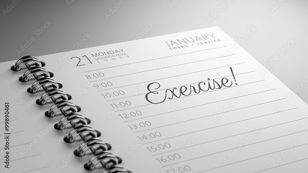 Closeup of a personal calendar setting an important date represe Closeup of a personal calendar setting an important date represe