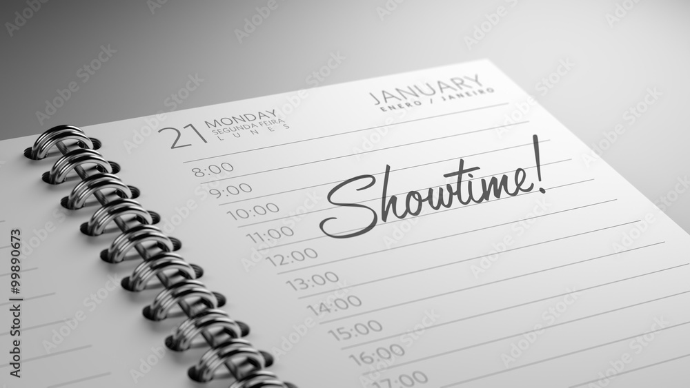 Closeup of a personal calendar setting an important date represe Closeup of a personal calendar setting an important date represe