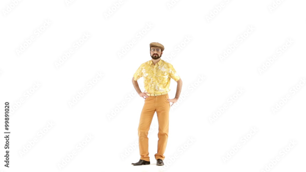 Man portrait isolated on white Man portrait isolated on white
