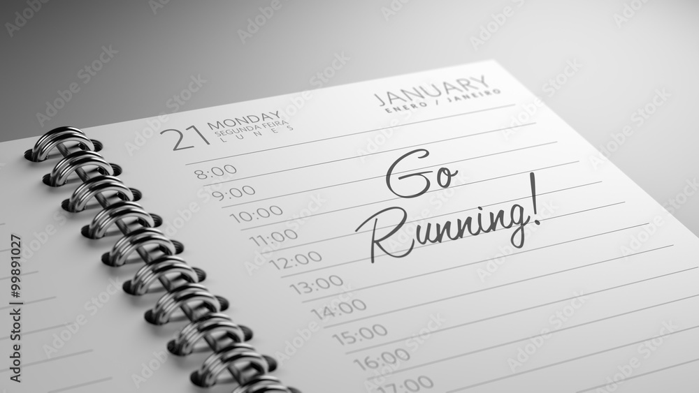 Closeup of a personal calendar setting an important date represe Closeup of a personal calendar setting an important date represe