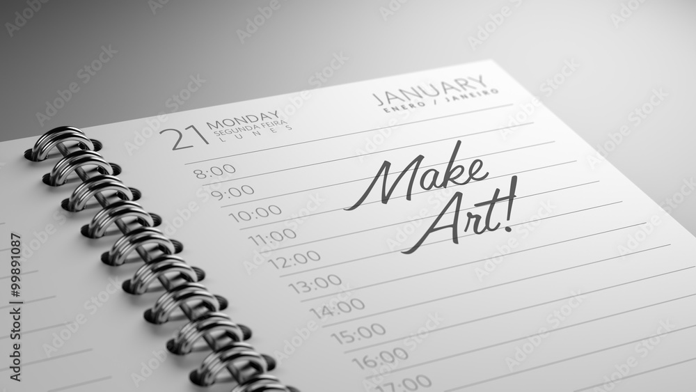 Closeup of a personal calendar setting an important date represe Closeup of a personal calendar setting an important date represe