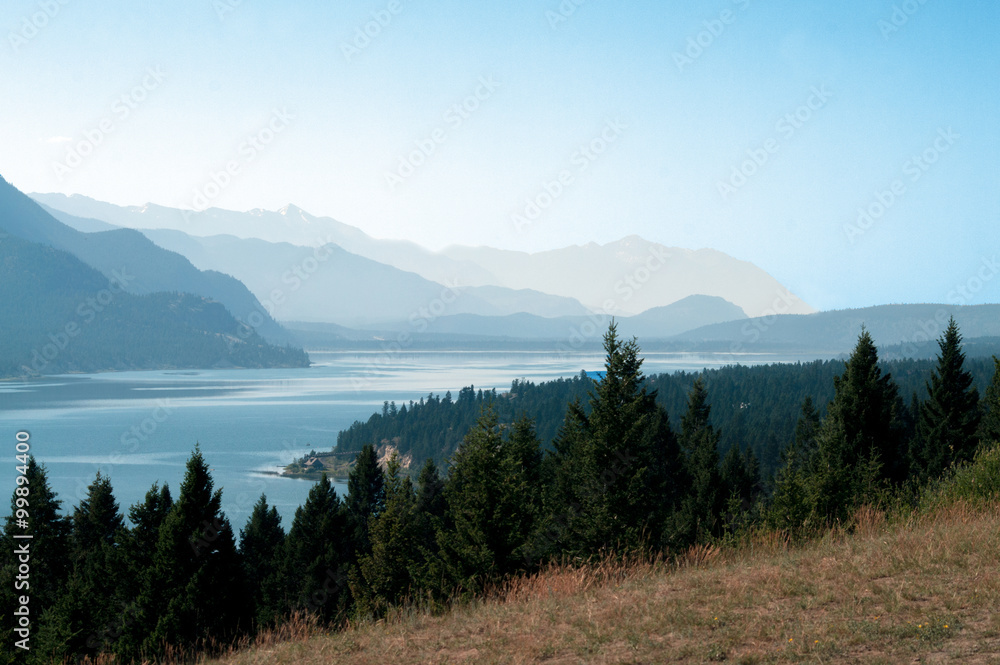 Columbia Lake at Sunset near Fairmount Hot Springs