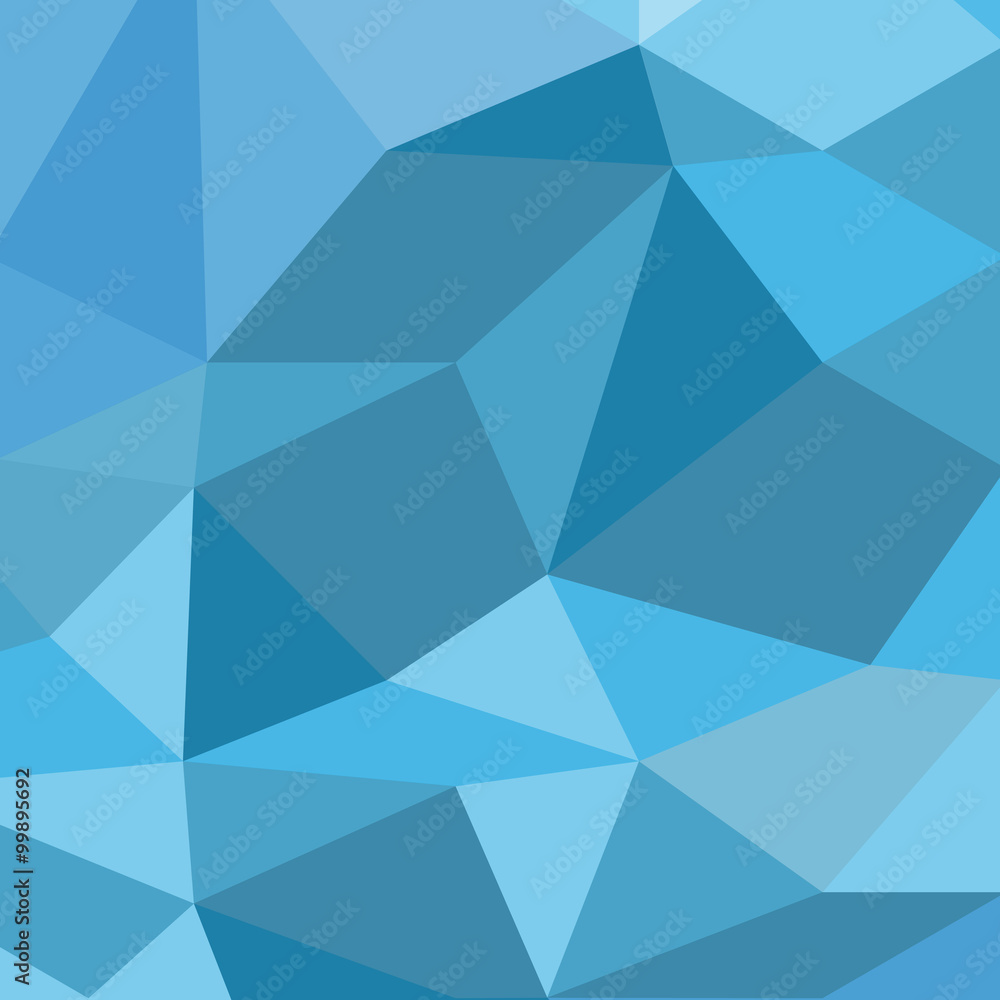 Blue poly abstract background. Blue poly abstract background.