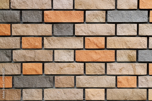 Wallpaper Mural レンガの壁の背景素材　Brick Texture  background Torontodigital.ca