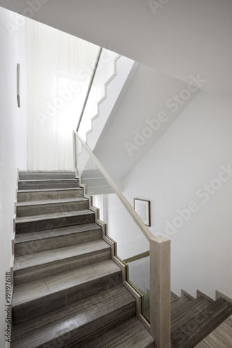  Elegant house interiors,handrail stair  © lichaoshu