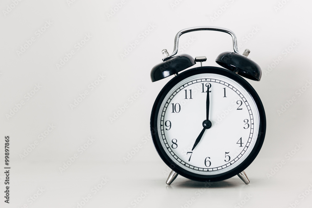 Glossy Black Button - Clock 7 Seconds Stock Photo, Picture and Royalty Free  Image. Image 13967823.