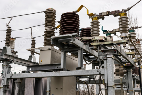 High voltage electrical equipment substation