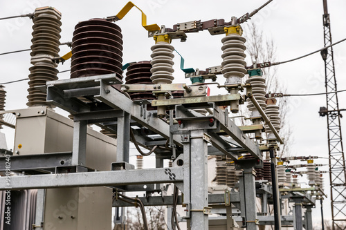 High voltage electrical equipment substation