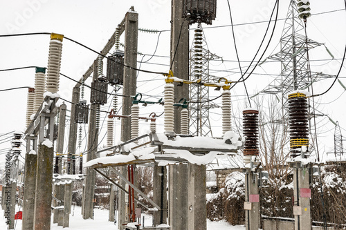 High voltage electrical equipment substation
