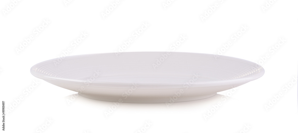 Empty plate isolated on a white background Empty plate isolated on a white background