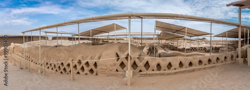 Chan Chan ruins in modern day Peru is the oldest known Pre-Colombian city in all of South America